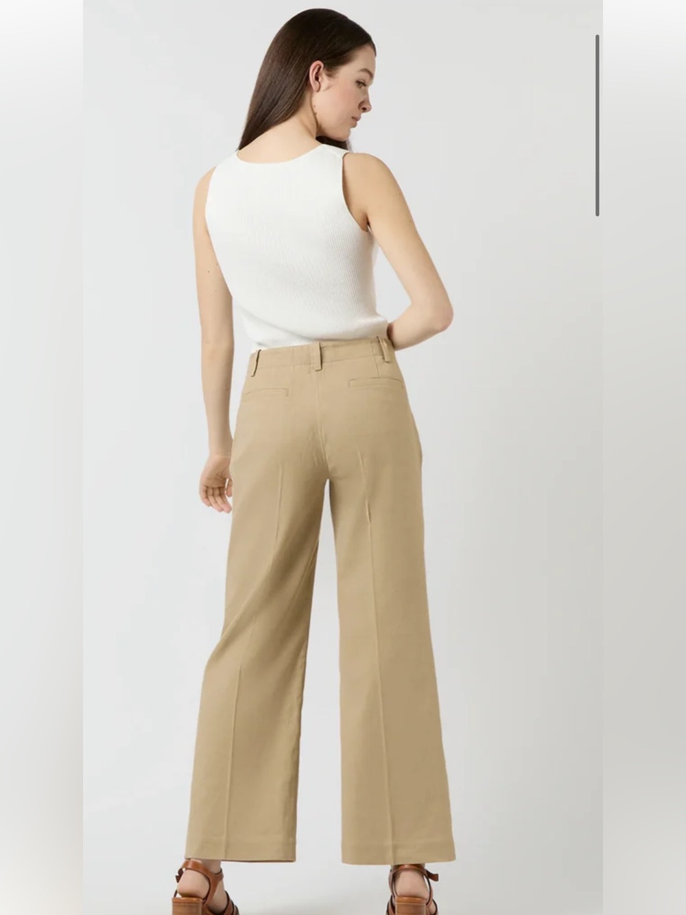 Ann Mashburn Frankie Pants in Khaki - NWT! - Picture 4 of 5